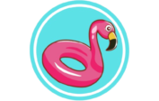 Bilateral Clubfoot Forward Logo - Flamingo Fam Running and Parent Resources